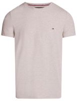 Męski t-shirt Tommy Hilfiger Stretch Slim Fit - Beżowy