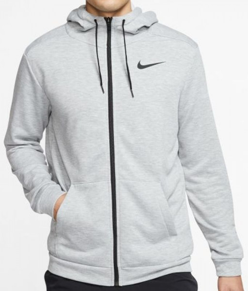  Nike Dry Hoodie FZ Fleece - dark grey heather/black