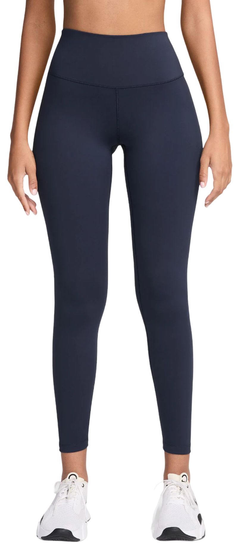 Nike One High Waisted Full Length Leggings Blue