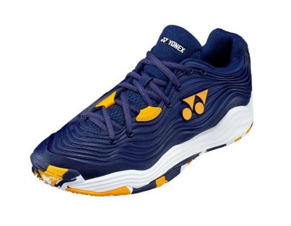 Chaussures de tennis pour hommes Yonex Power Cushion Fusionrev 5 Clay - navy/orange