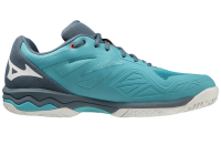 Vīriešiem tenisa apavi Mizuno Wave Exceed Light AC - maui blue/white/china blue Vīriešiem tenisa apavi Mizuno Wave Exceed Light AC - maui blue/white/china blue