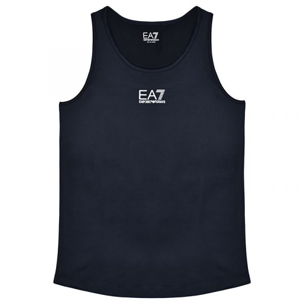 Koszulka dziewczęca EA7 Girl Jersey Tank - navy blue