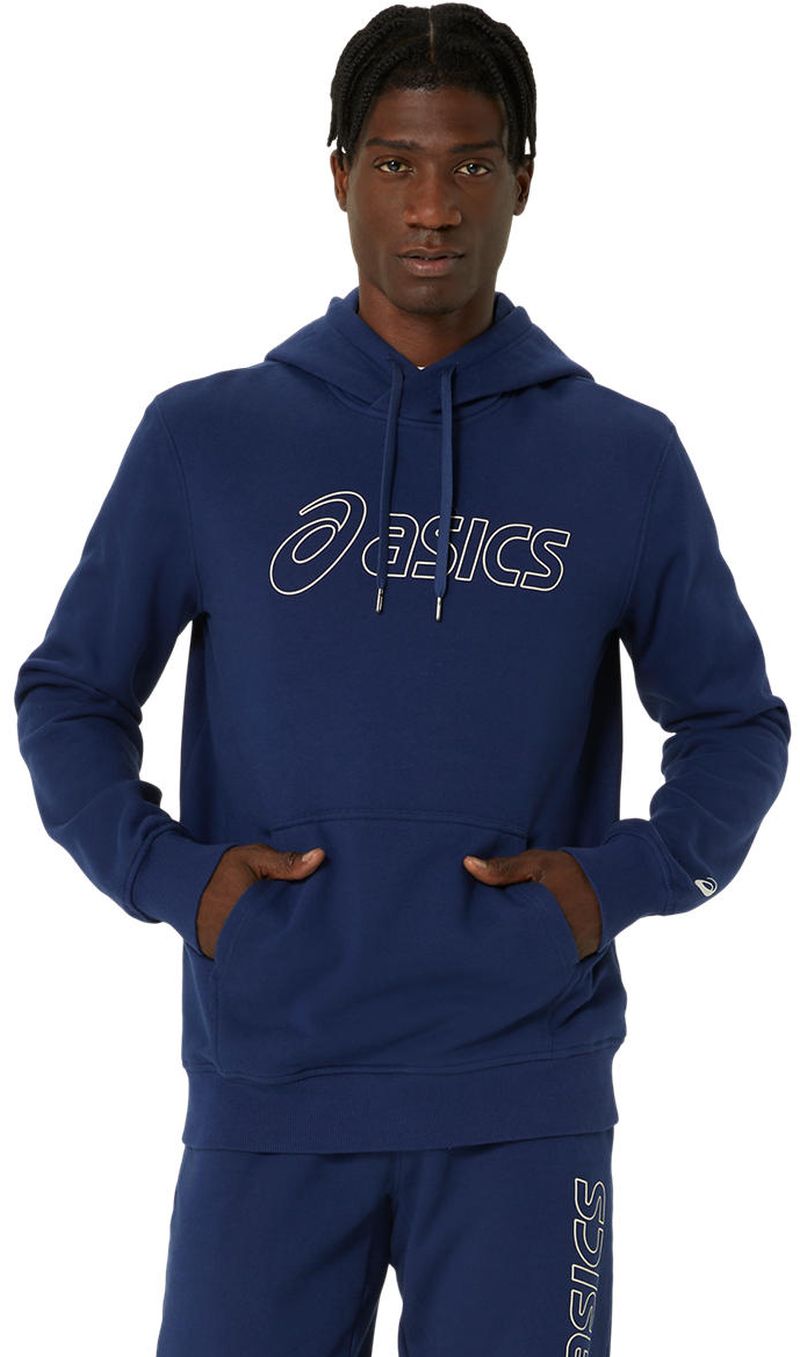 Felpa asics uomo blu on sale