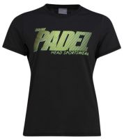 Marškinėliai moterims Head Padel SPW T-shirt W - black