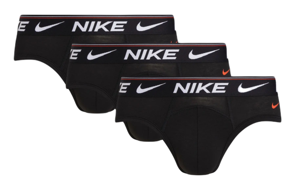 Herren Boxershorts Nike Dri-Fit Ultra Comfort Brief 3P - black/black/black