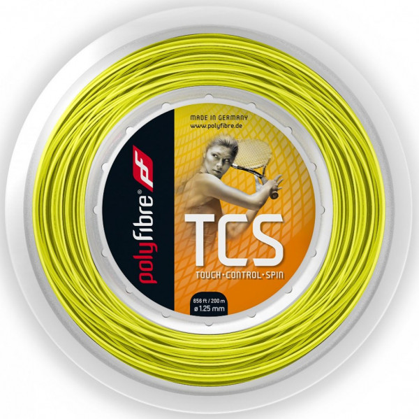 Tennisekeeled Polyfibre TCS (200 m) - yellow