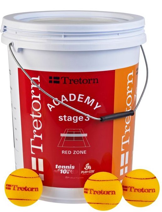 Tretorn Red Foam Playball Bucket 36B