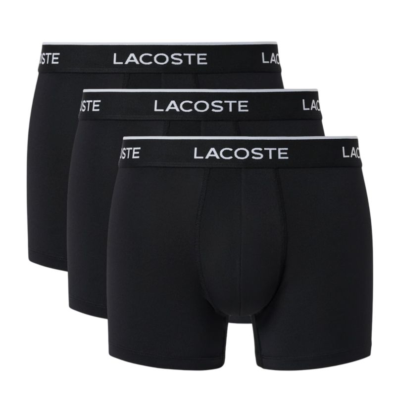 Lacoste Microfiber Trunks 3P - black
