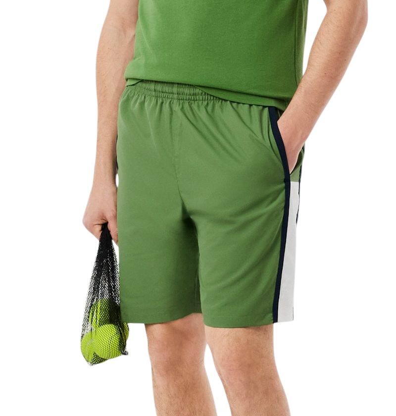 Lacoste Sport Colourblock Panels Lightweight - green/white/navy