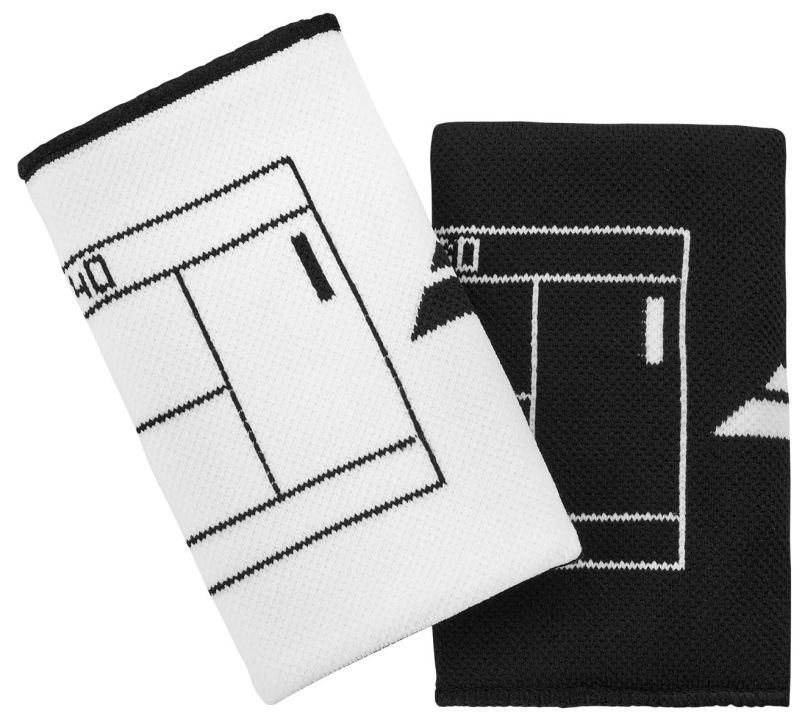 Babolat Reversible Jumbo Wristband - white/black