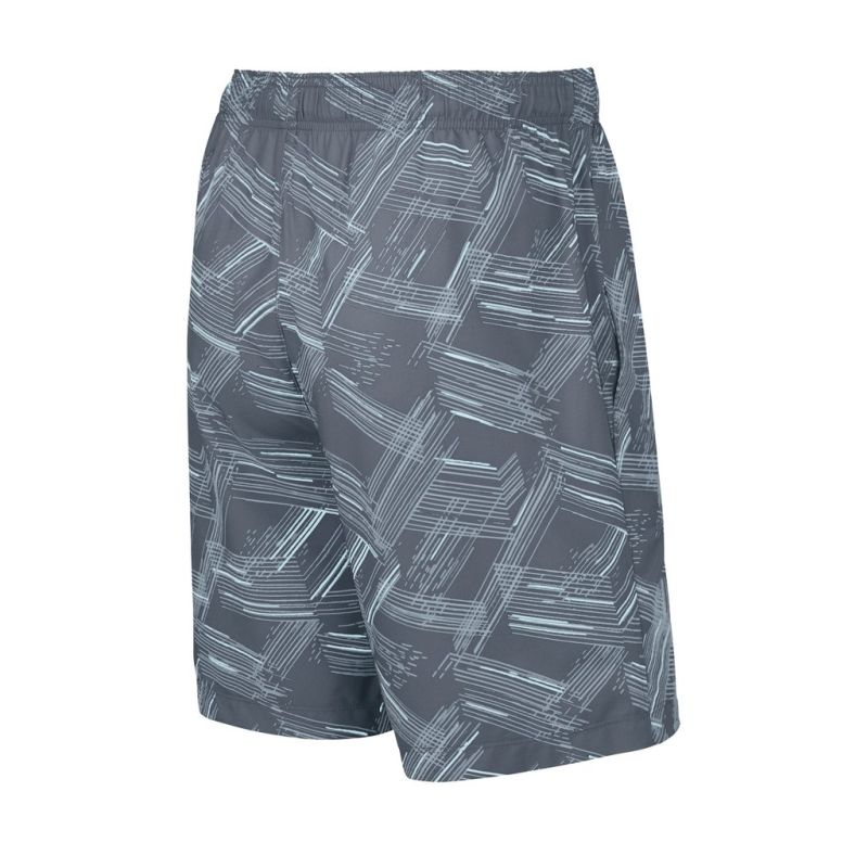 Wilson Summer Perspective Print 8" Short - coal/blue mirage print/silver