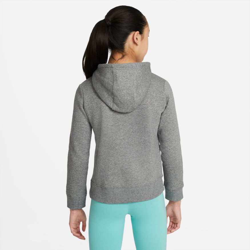 Nike Sportswear Pullover Hoodie - carbon heather/lt zitron