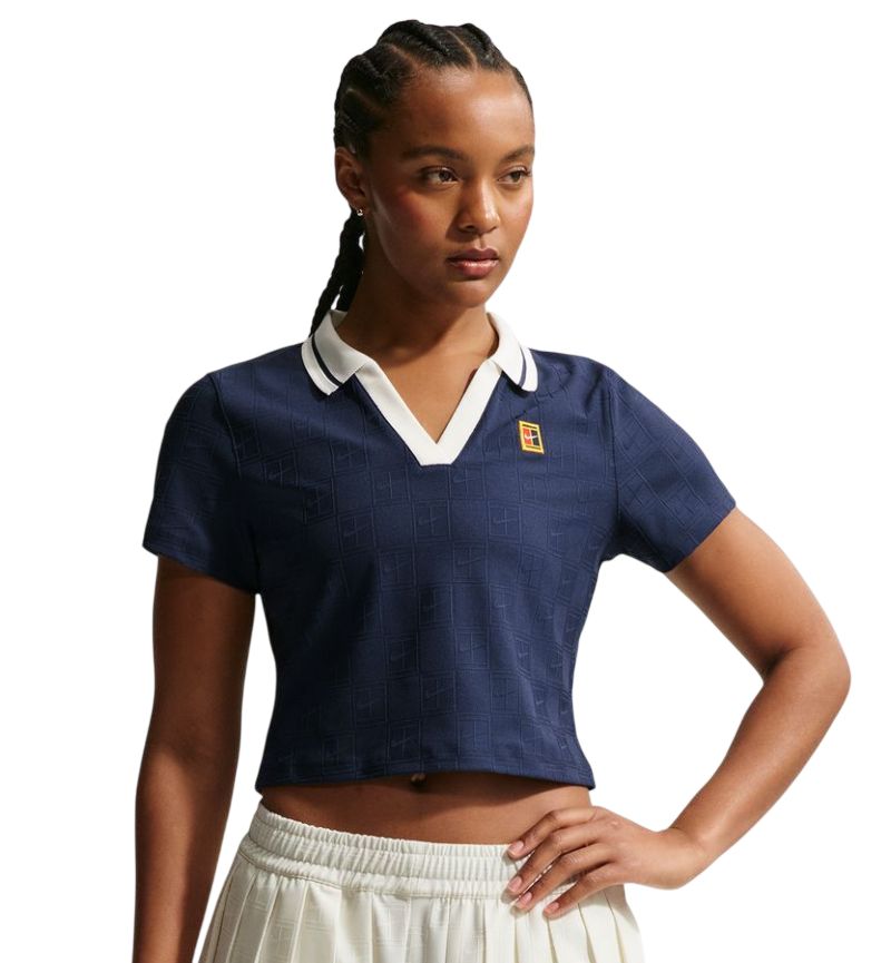 Nike Court Dri-FIT Cropped - midnight navy/sail Nike Court Dri-FIT Cropped - midnight navy/sail