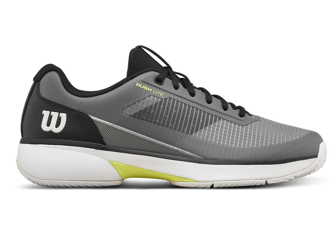 Męskie buty do padla Wilson Rush Lite 5 Clay - titanium/snow white/black