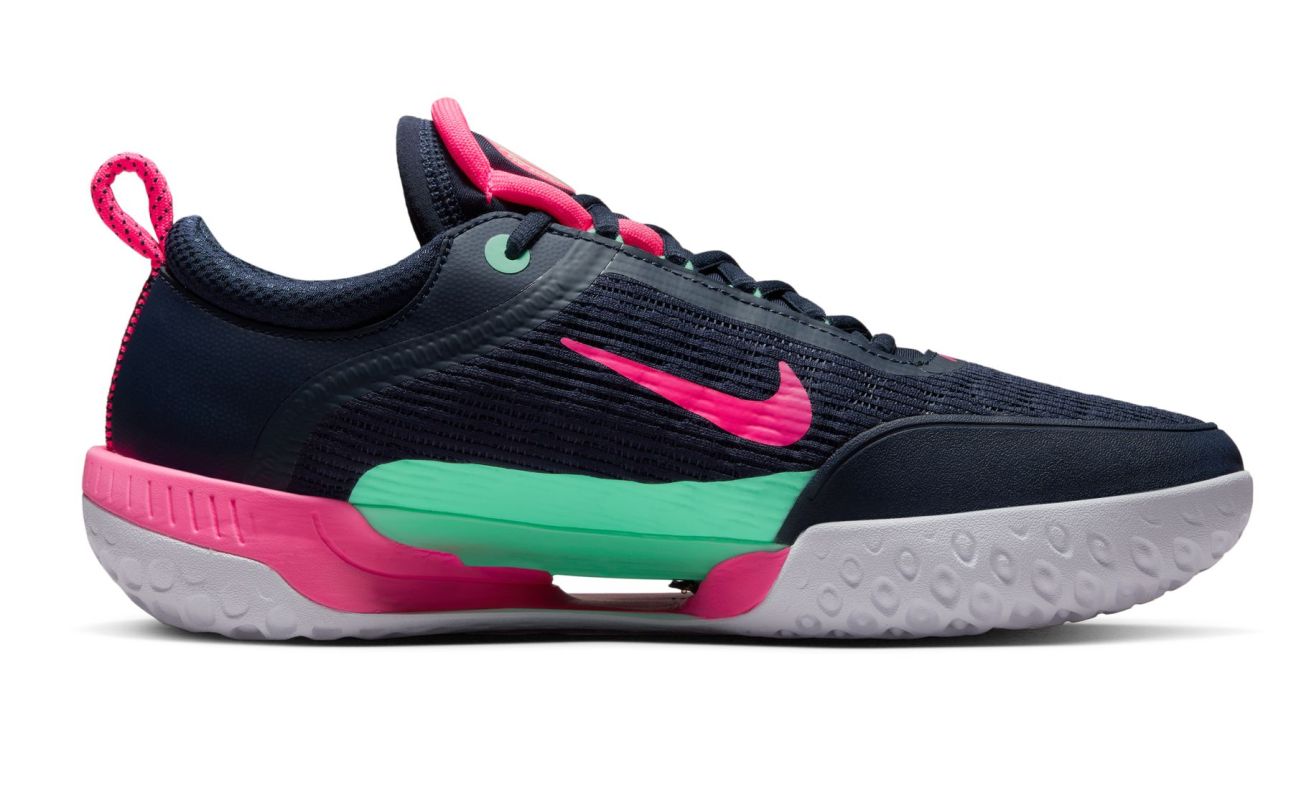 Nike Zoom Court NXT - obsidian/green glow/white/hyper pink