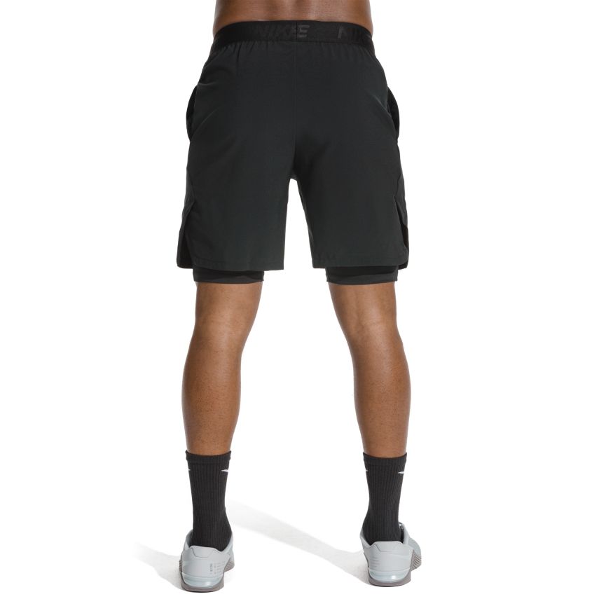 Nike Pro Short Long - black/white
