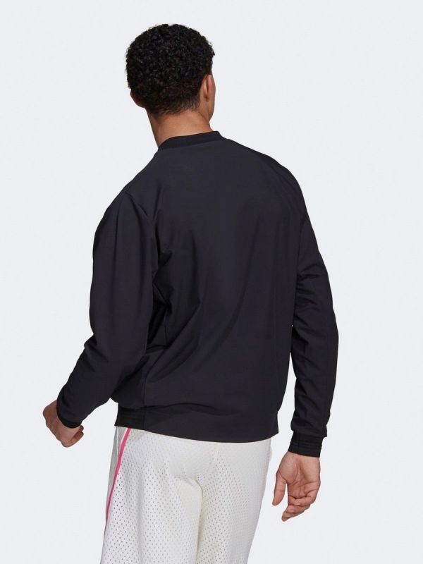 Adidas Stretch Woven Primeblue Jacket M - black/white