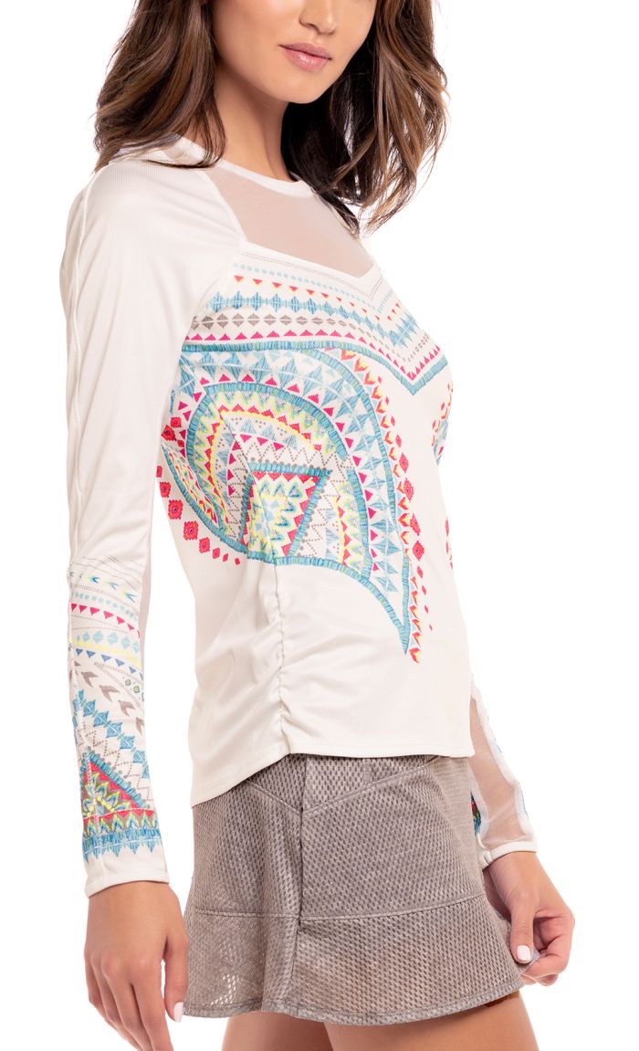 CT814 Lucky in Love Desert Vibes Long Sleeve - white