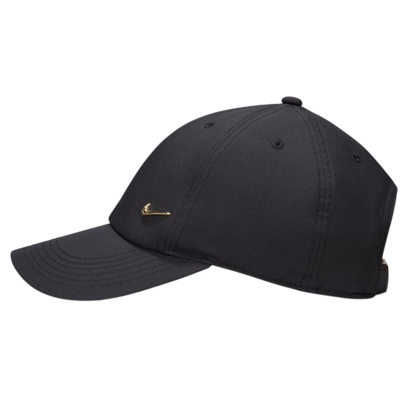 Nike Kids Dri-Fit Club Unstructured Metal Swoosh - black/gold