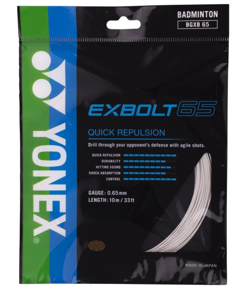 exbolt-65-set-white Yonex Exbolt 65 (10 m) - white
