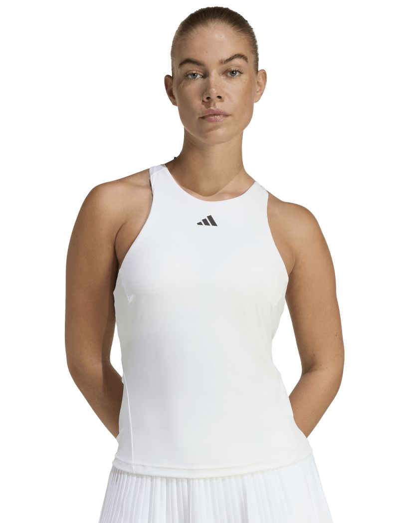 Adidas Tennis Climacool Y-Tank - white