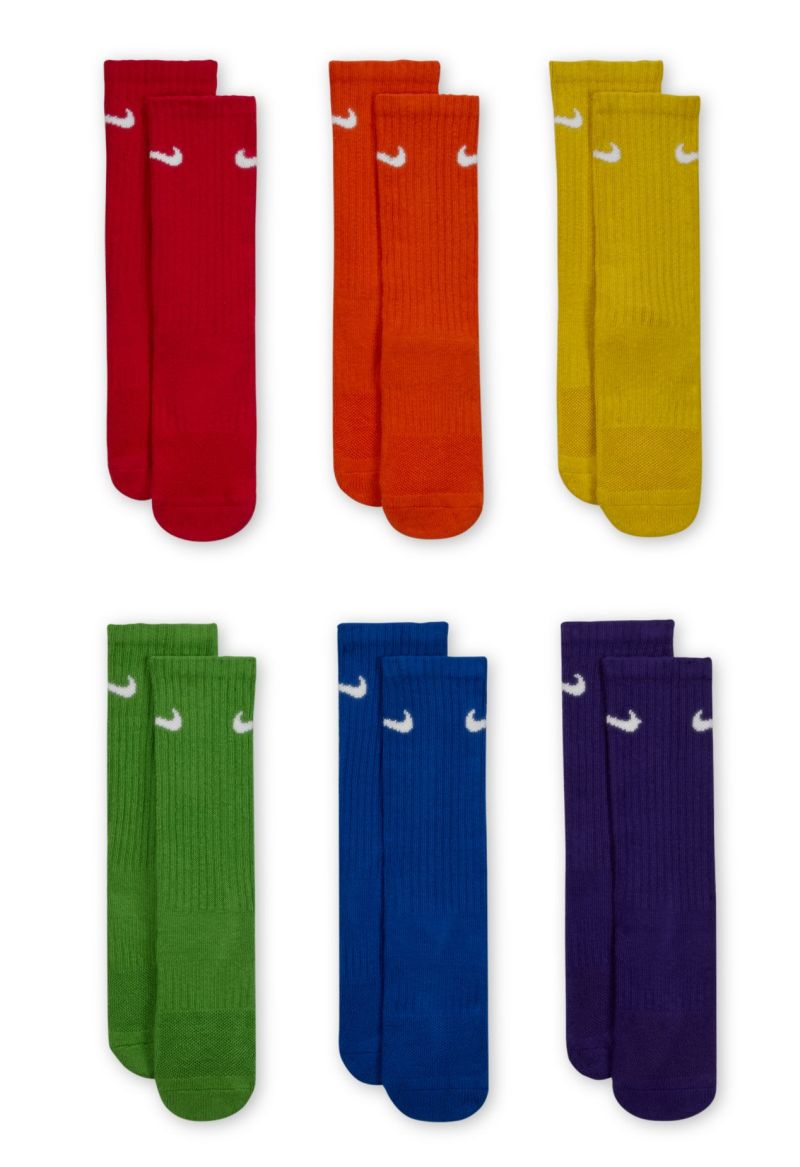 Nike Everyday Crew 6P - multicolor