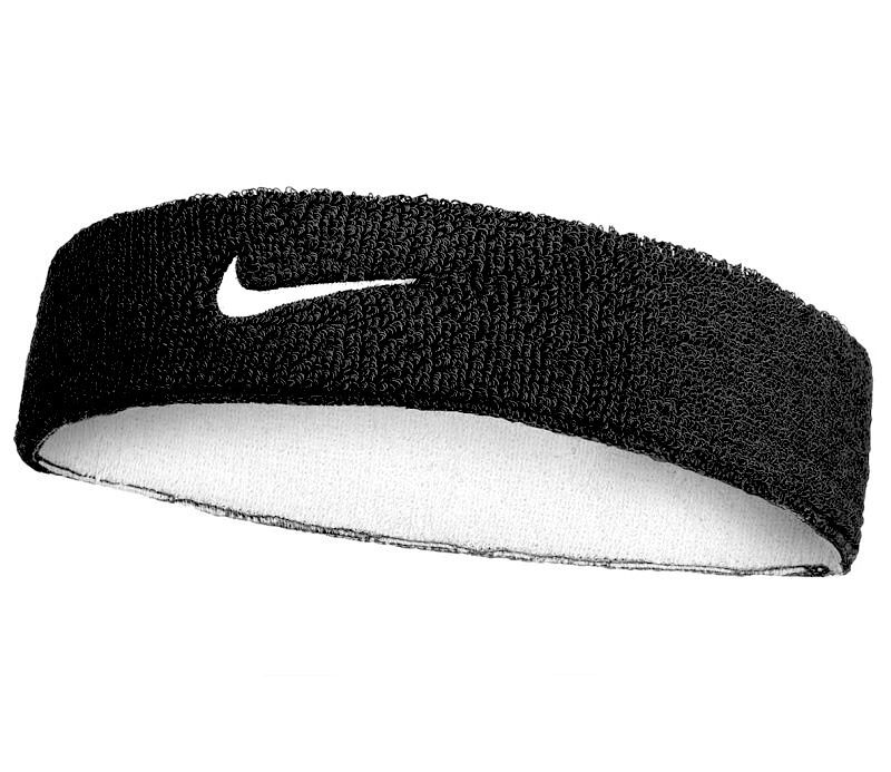 Nike Swoosh Reversible Headband - black/white