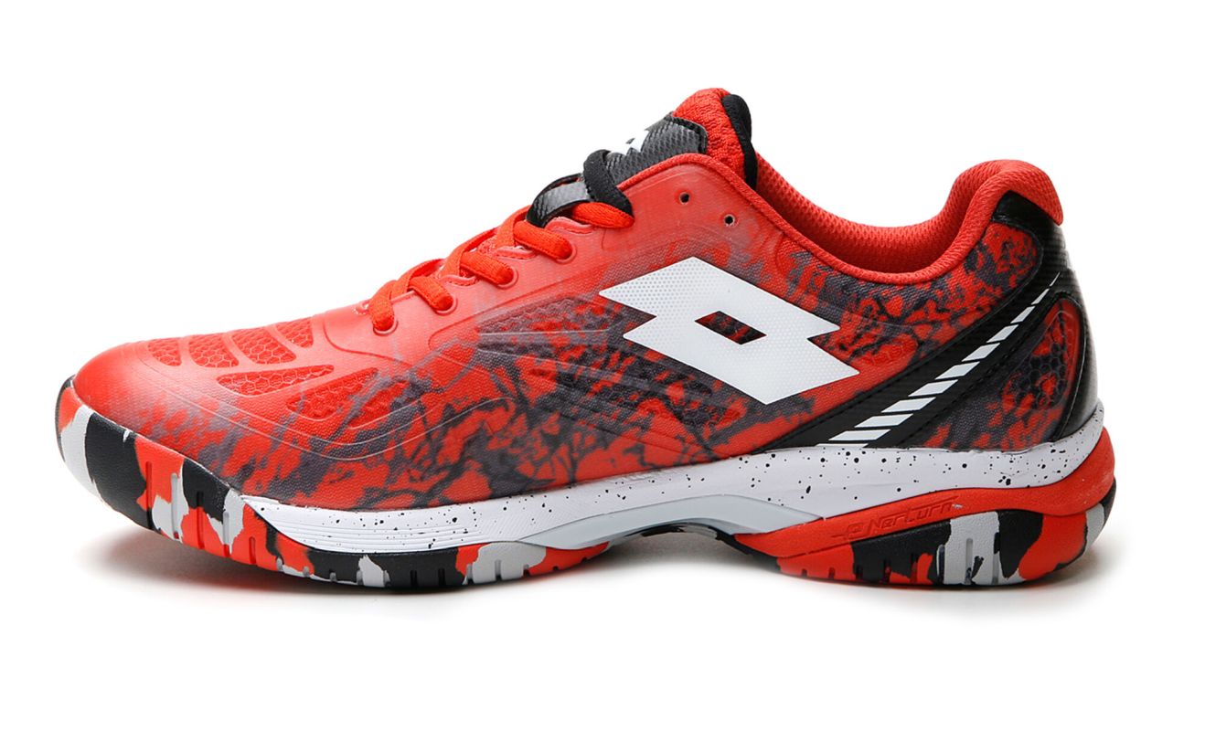 Lotto Superrapida 200 IV - grenadine red/all white/all black