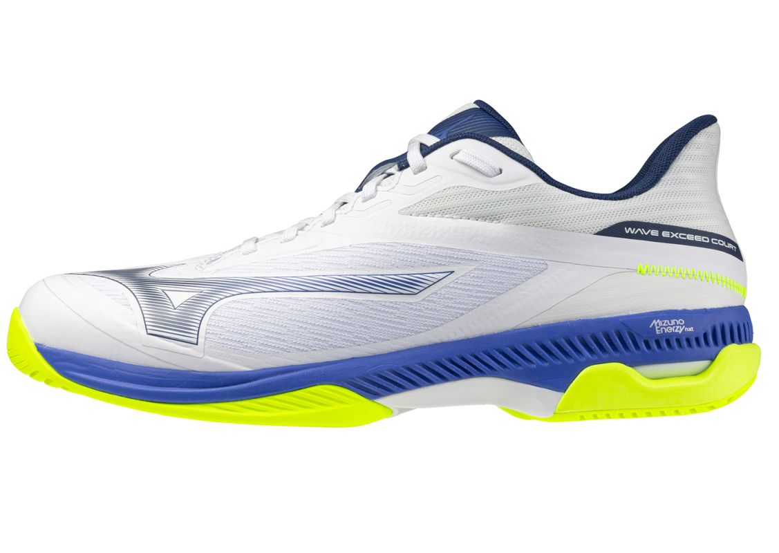 Mizuno Wave Exceed Court AC - white/dazzling blue/light yellow