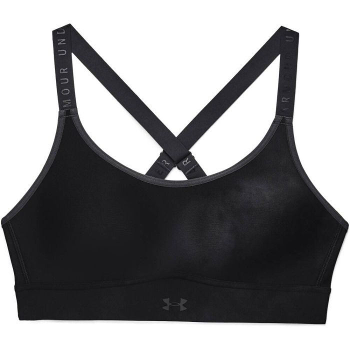 under-armour-womens-infinity-mid-printed-bra-black-1 Under Armour Womens Infinity Mid Printed Bra - black