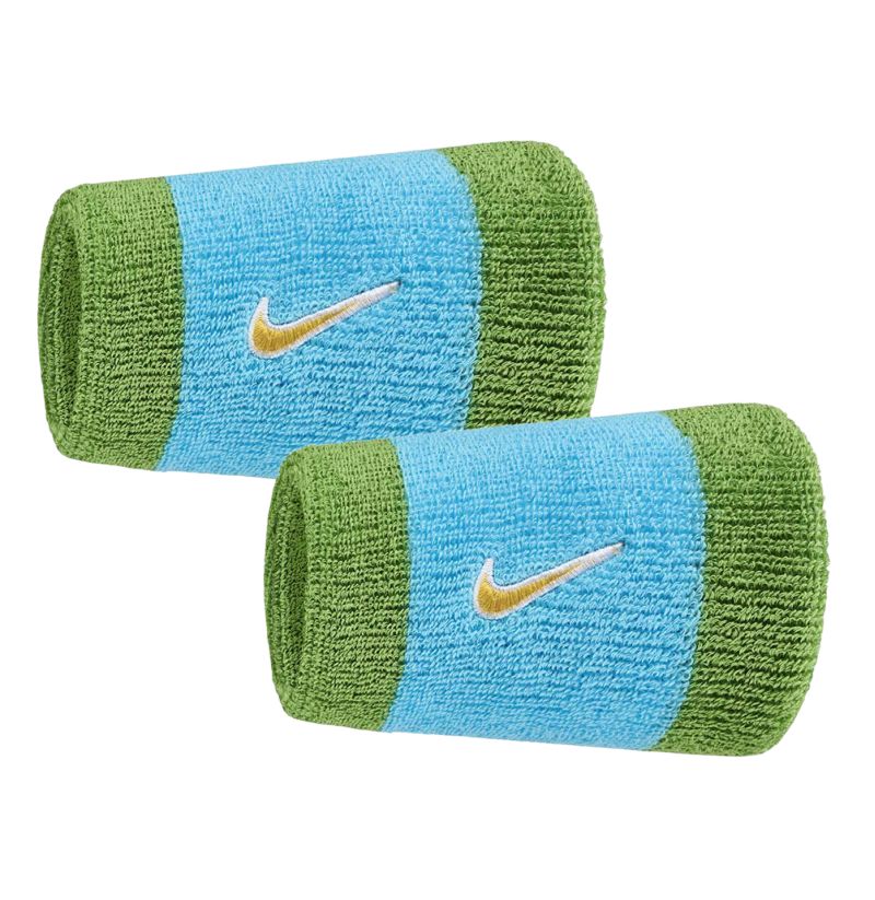 Nike Swoosh Double-Wide 2P - baltic blue/chlorophyll/university gold Nike Swoosh Double-Wide 2P - baltic blue/chlorophyll/university gold