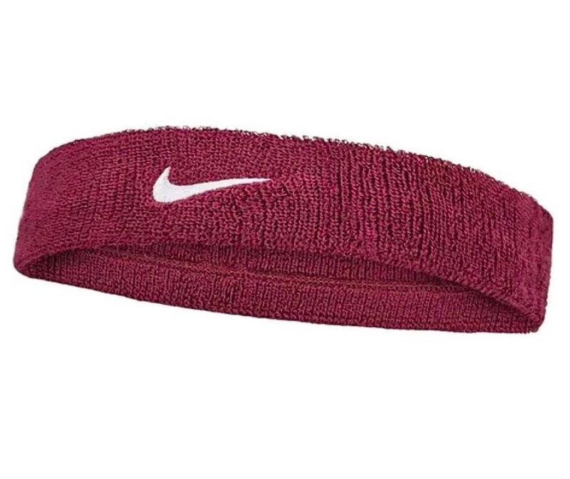 Nike Swoosh Headband - dark team red/white