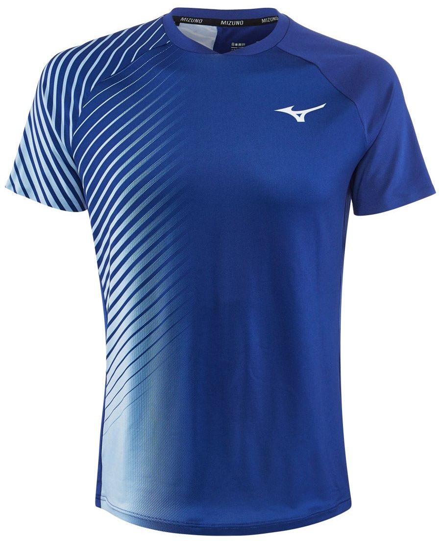 Mizuno Shadow Graphic Tee - true blue