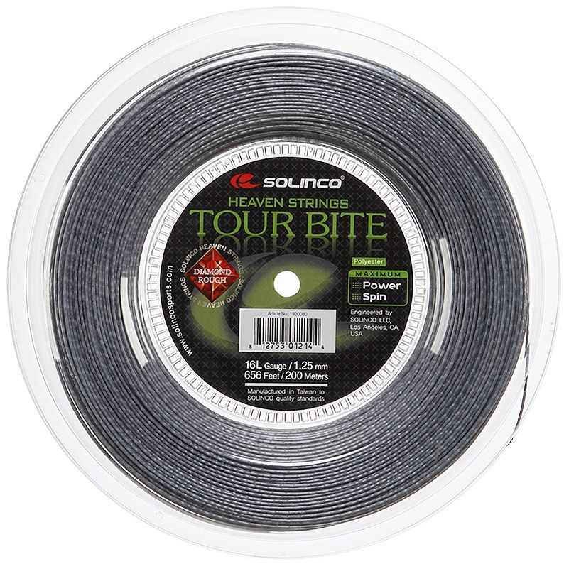 Solinco Tour Bite Diamond Rough (200 m) - grey