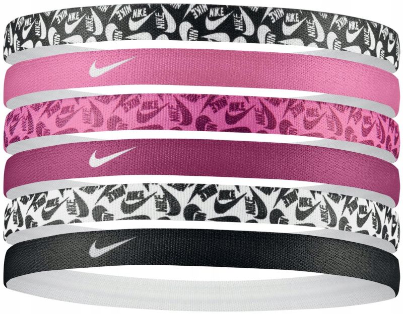 Nike Headbands 6PK - black/cosmic fuchsia/cosmic fuchsia Nike Headbands 6PK - black/cosmic fuchsia/cosmic fuchsia