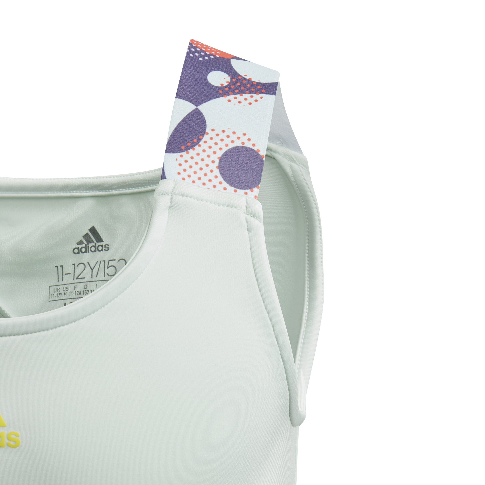 Adidas G Keyhole Tank - dash green/shock yellow