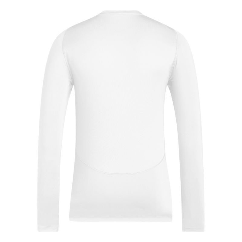 Adidas Techfit Long Sleeve T-shirt - white Adidas Techfit Long Sleeve T-shirt - white