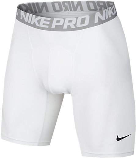 Nike Cool Comp 6" Short - white/matte silver/black