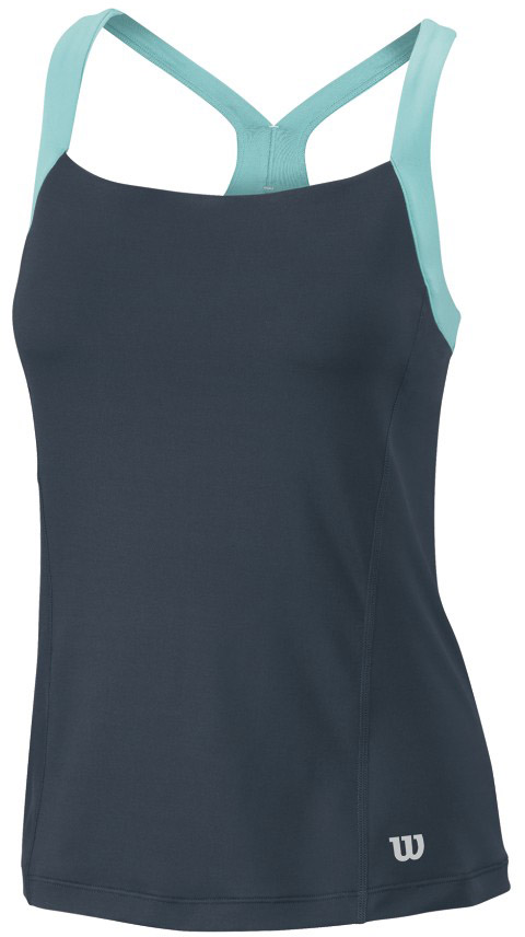Wilson Summer Strappy Tank - coal/stillwater/silver