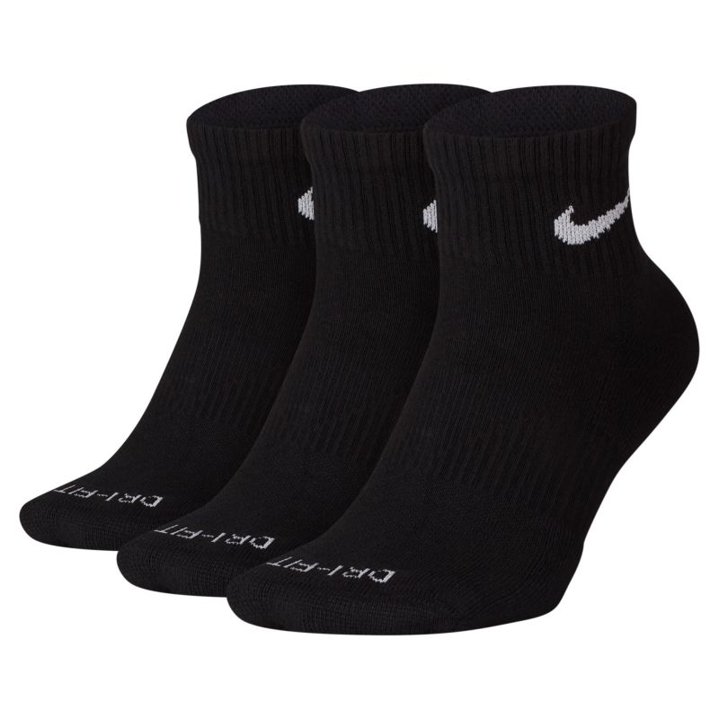 Nike Everyday Plus Cushioned Training Ankle 3P - black