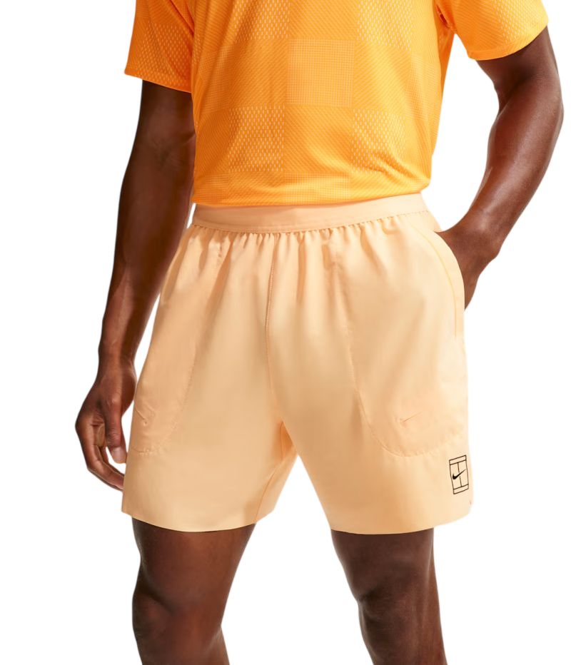 Nike Court Advantage Dri-Fit 6in - tangerine tint/black Nike Court Advantage Dri-Fit 6in - tangerine tint/black