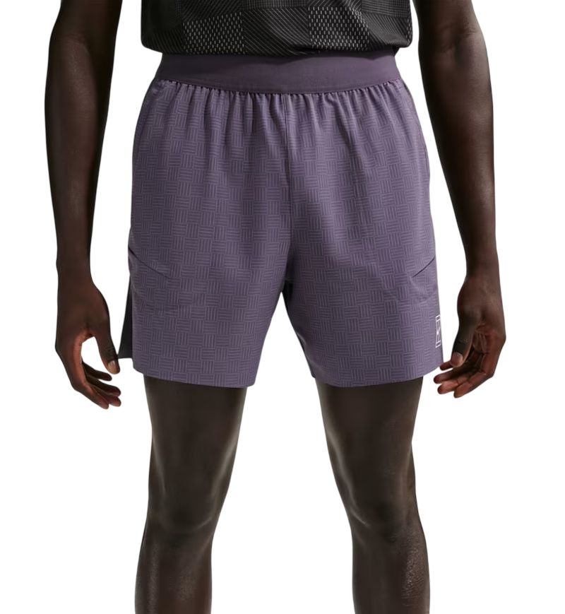 Nike Court Advantage Dri-Fit 6in - dark raisin/white