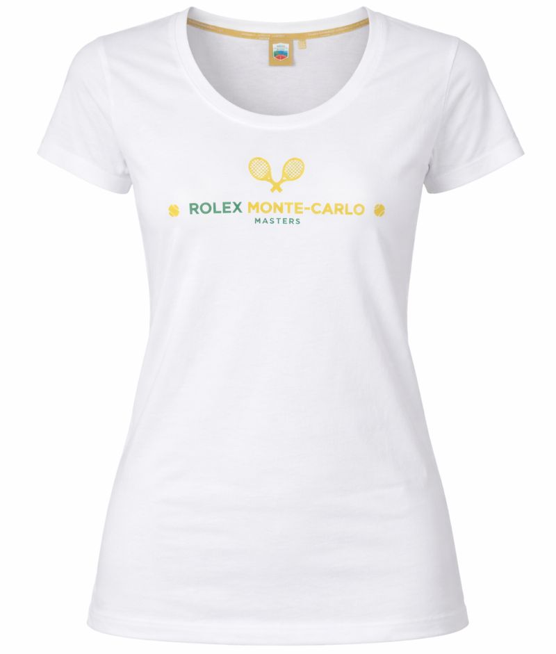 Monte-Carlo Rolex Masters Logo - white Monte-Carlo Rolex Masters Logo - white