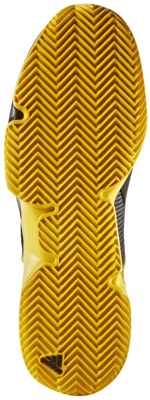  Adidas Adizero Ubersonic 2 Clay - core black/eqt yellow/grey five