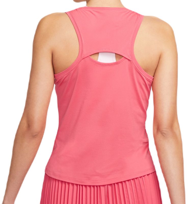 Nike Court Dri-Fit Victory Tank - sea coral/black