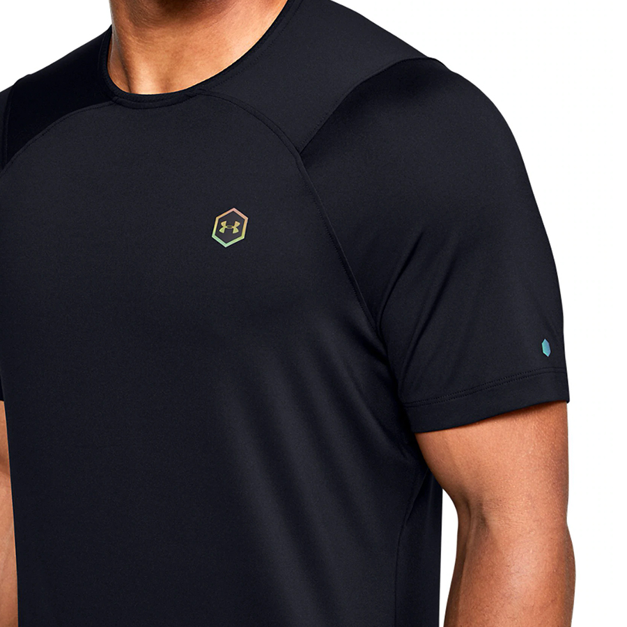 Under Armour RUSH HeatGear Fitted Short Sleeve - black