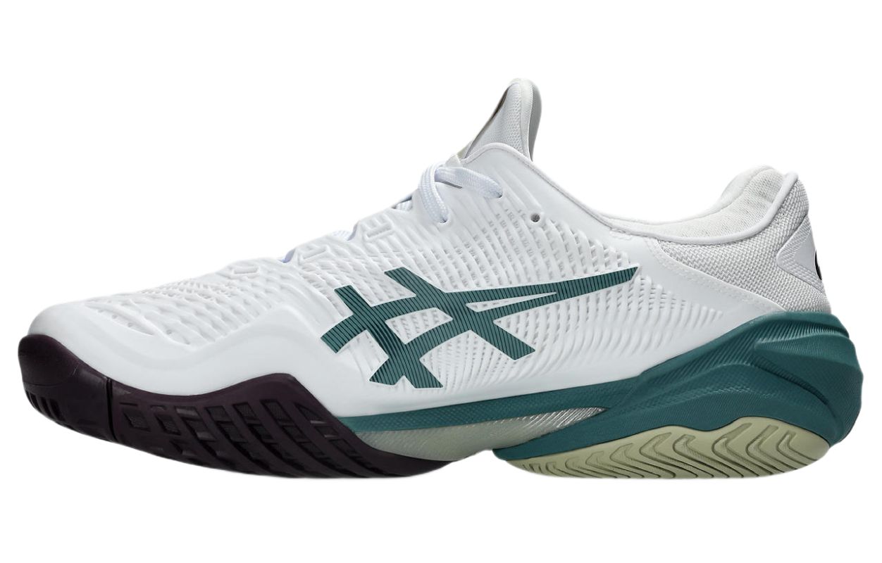 Asics Court FF 3 - white/foggy teal