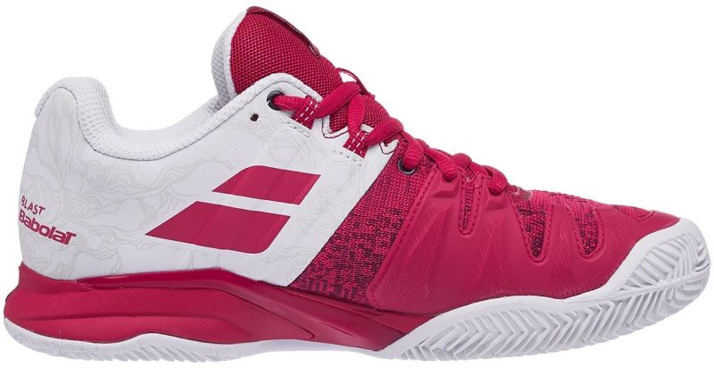 Babolat Propulse Blast Clay Women - white/vivacious red
