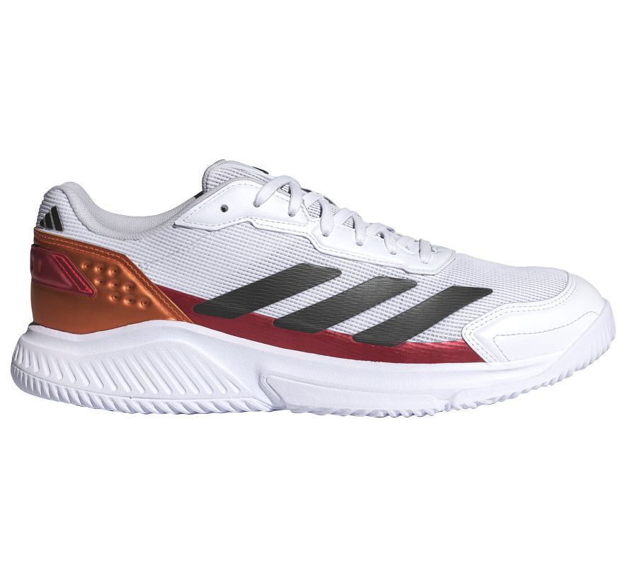 Męskie buty do padla Adidas Courtquick Padel M - cloud white/core black/lucid orange