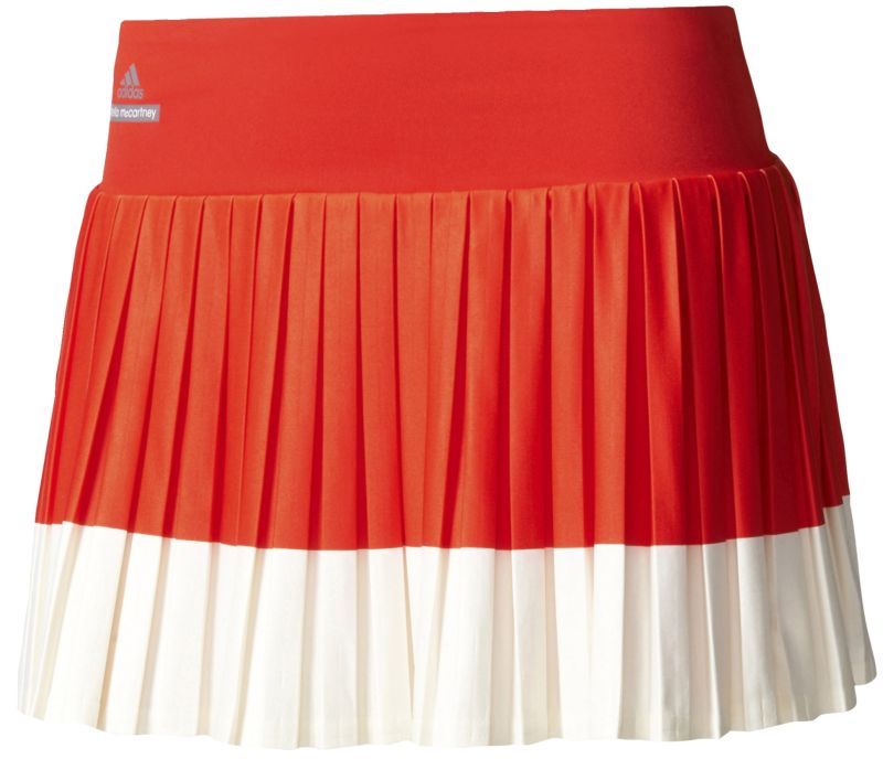 adidas-by-stella-mccartney-barricade-skirt-red-cream-white Adidas by Stella McCartney Barricade Skirt - red/cream white